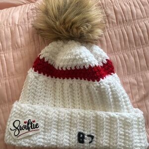 Handmade Swiftie #87 Chiefs beanie